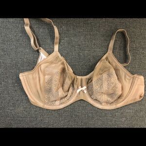 Chantelle nude bra w lace 32e